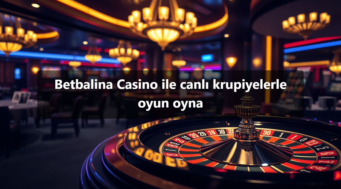 Betbalina Casino ile canlı krupiyelerle oyun oyna